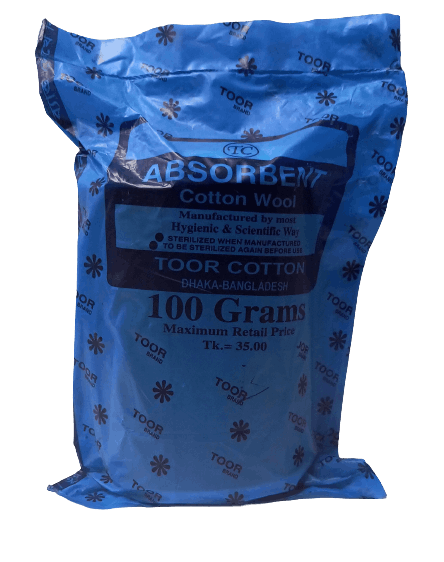 Cotton Roll-100gm  (Cotton Wool Absorbent)