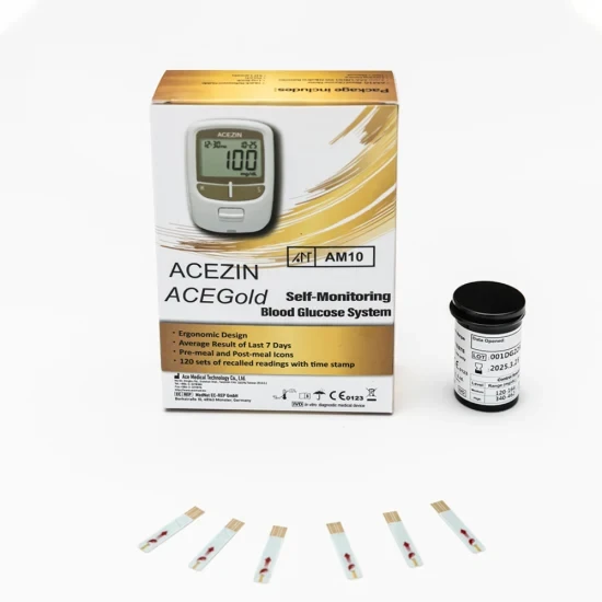 Acezin Blood Glucose Test Strips 50pcs