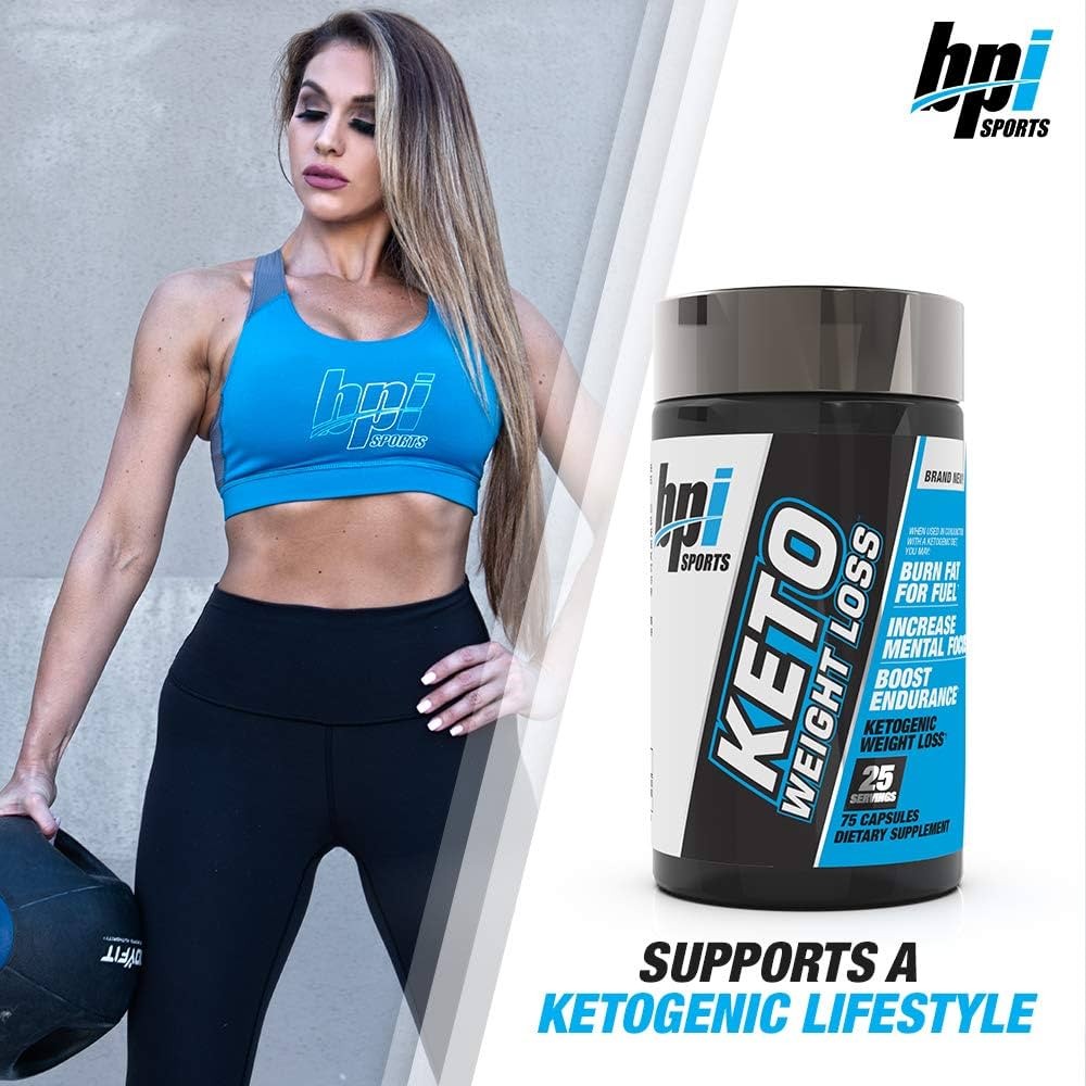 BPI Sports Keto Weight Loss (FAT BURNER) Capsule - (25 SERVINGS)