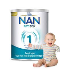 Nestlé Nan Optipro 1 Formula Milk Powder (6 M+) Milk - (400gm)