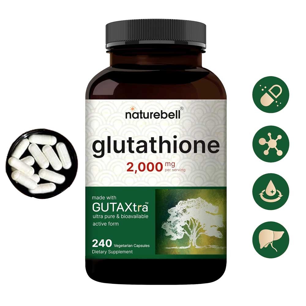 Glutathione Supplement 2,000mg Per Serving, 240 Veggie Capsules