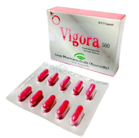 Vigora 500 10 Capsules (1 Strip)