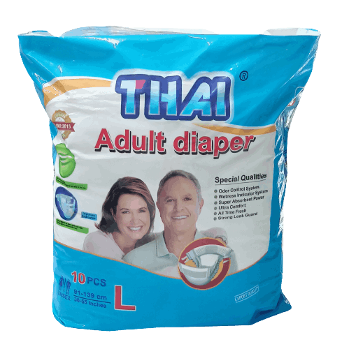 Thai Adult Diaper Belt System-L 10'S Pack