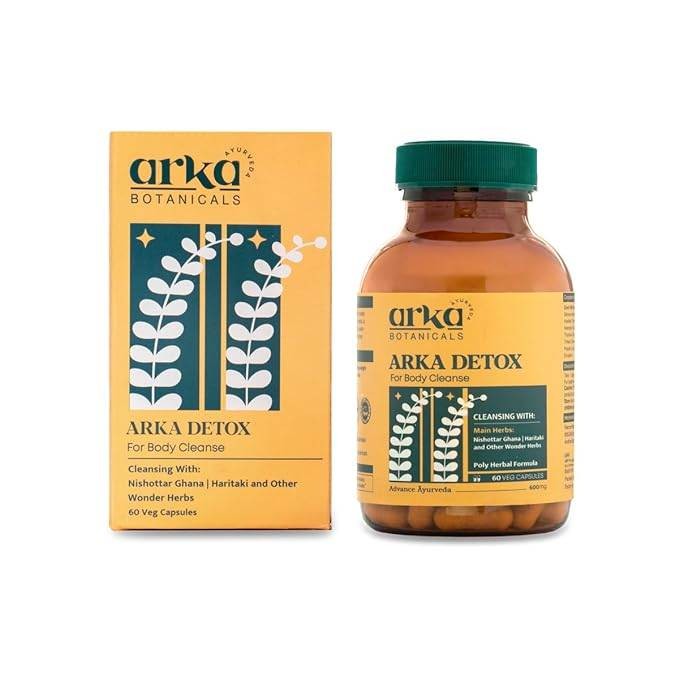 Arka Botanicals Arka Detox 60 Veg Capsules| Body Cleanse