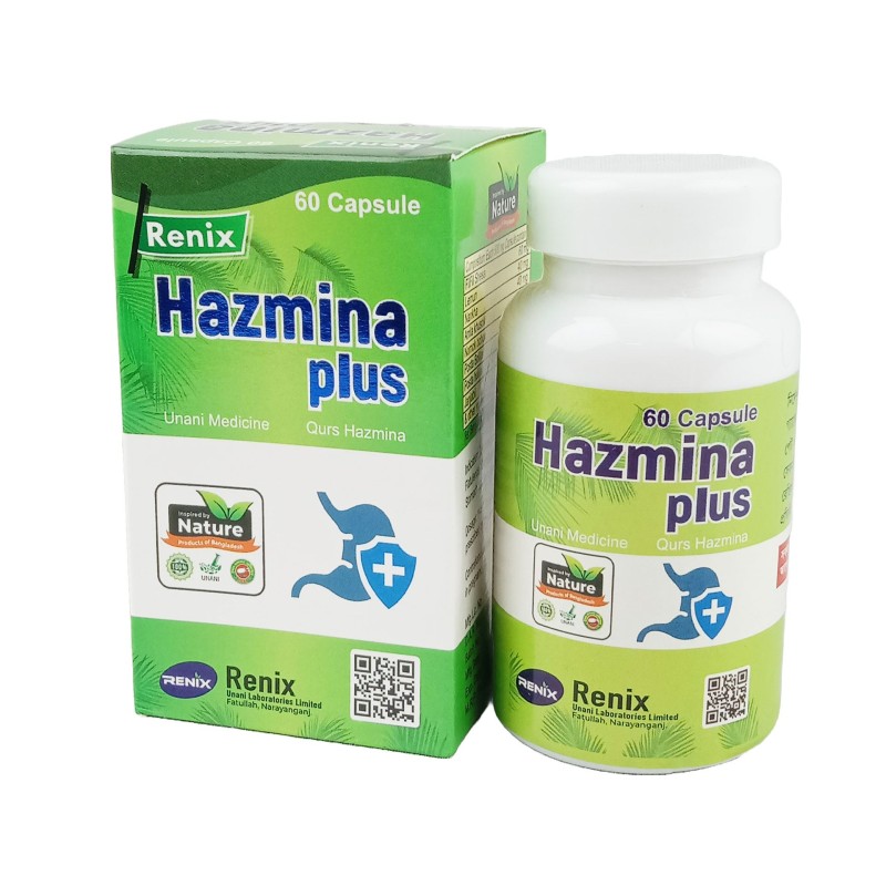 Hazmina Plus 60 Capsules (1 Box)
