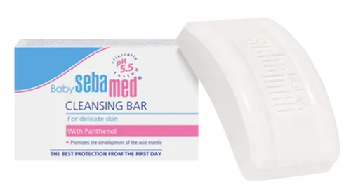 Sebamed Baby Cleansing Bar For Delicate Skin With Panthenol