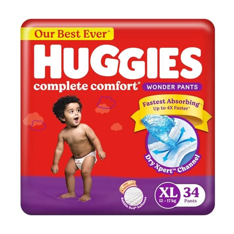 Huggies Wonder Pants Diaper XL 34'S Pack