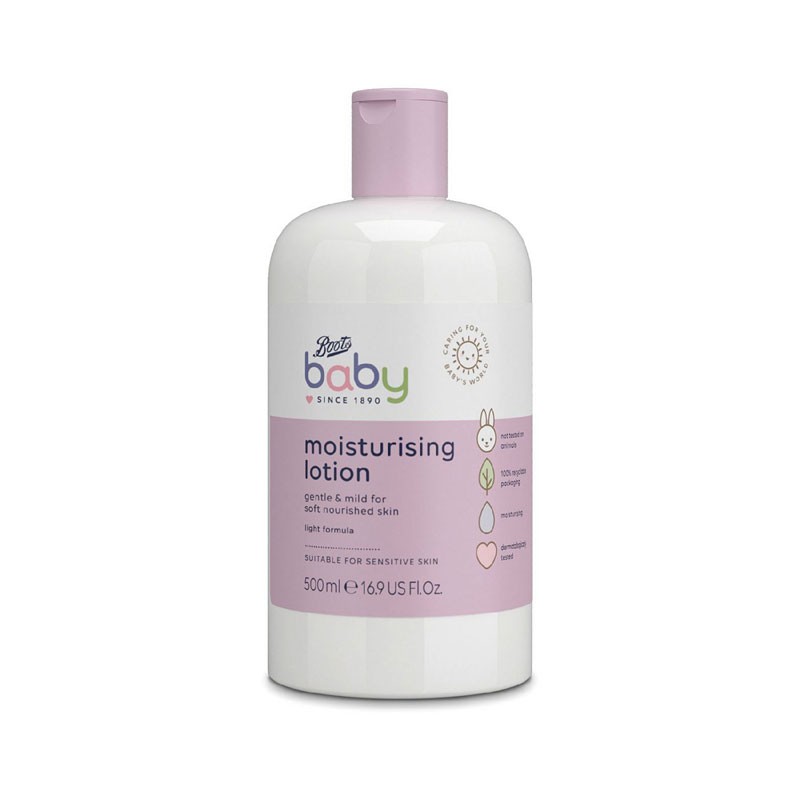 Boots Baby Moisturising Lotion For Soft Nourished Skin 500ml