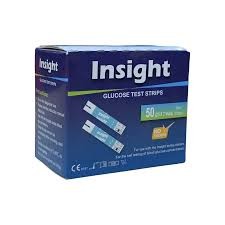 Insight Blood Glucose Test Strip - 50 Pcs
