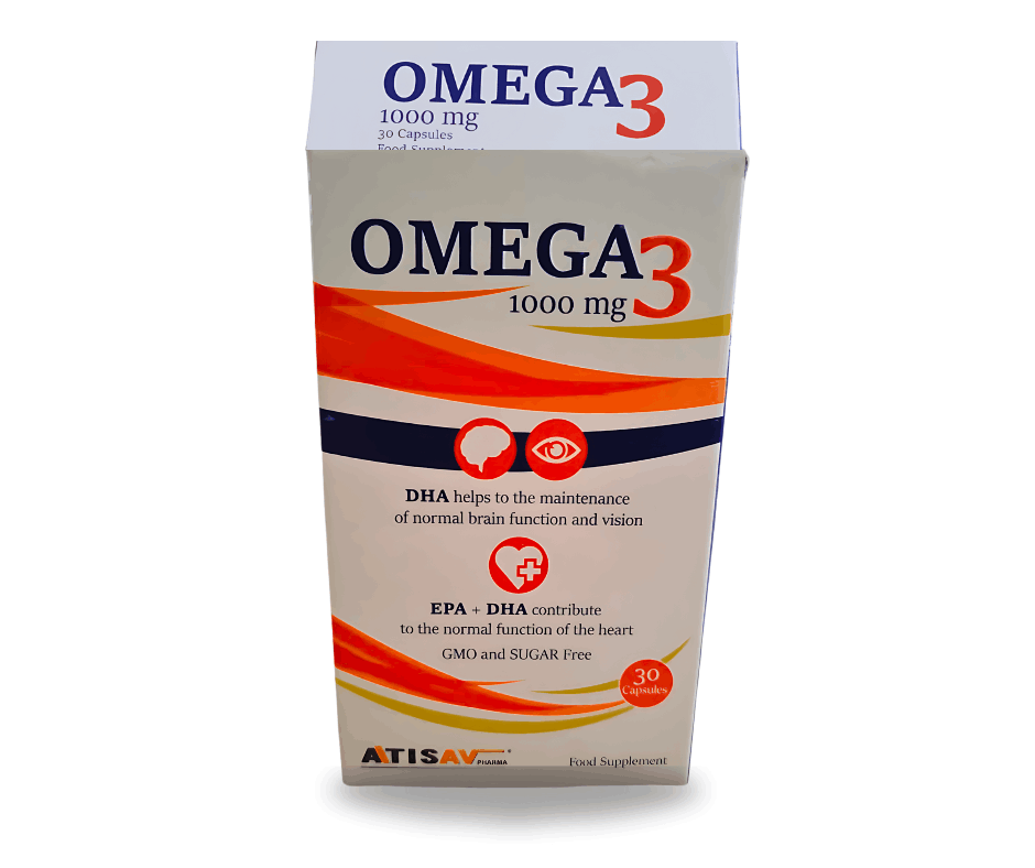 Omega-3 Capsule - (1000mg)  30 Capsules (1 Box)