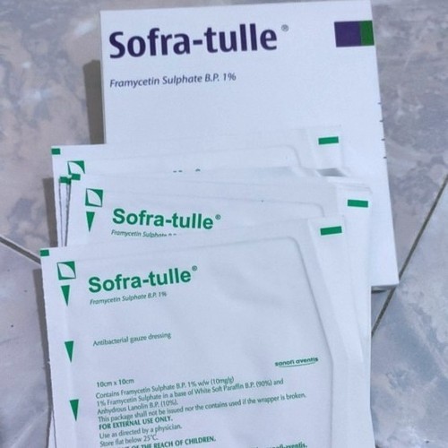 SOFRA-TULLE 10 CM X 10 CM  (10 PCS 1 BOX )