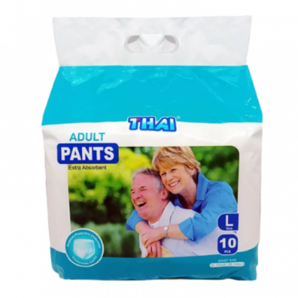 Thai Adult Diaper Pant System-L 10'S Pack