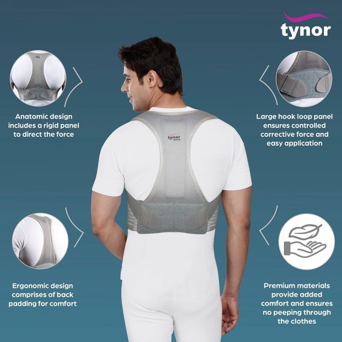 Tynor Posture Corrector for Women and Men (A-33)