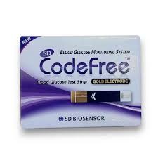 SD CodeFree Blood Glucose Test Strip - 50 pcs