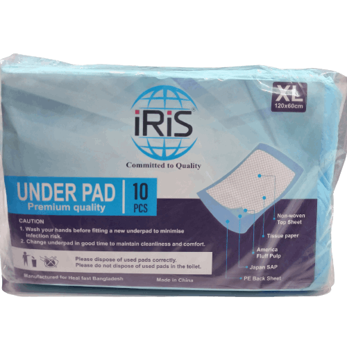 Under Pad Premium Quality XL 10 Pcs (IRIS)