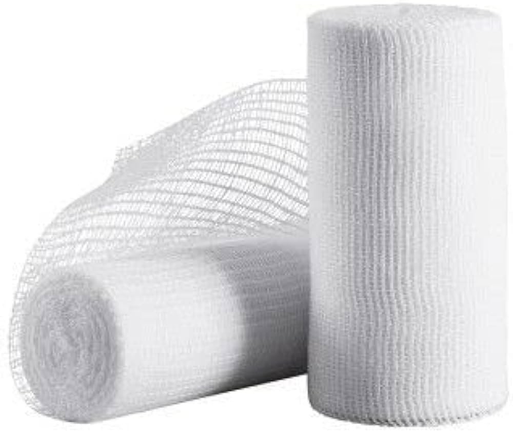 Roller Bandage -Dressing Fast Aid 6"  (12 pcs)