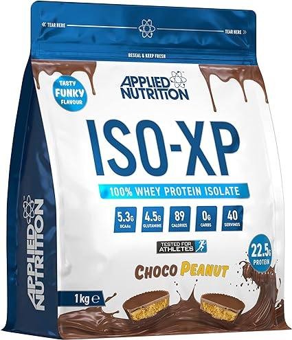Applied Nutrition ISO XP Tasty Funky Flavours Choco Peanut Whey Protein Isolate 1kg 40 Servings