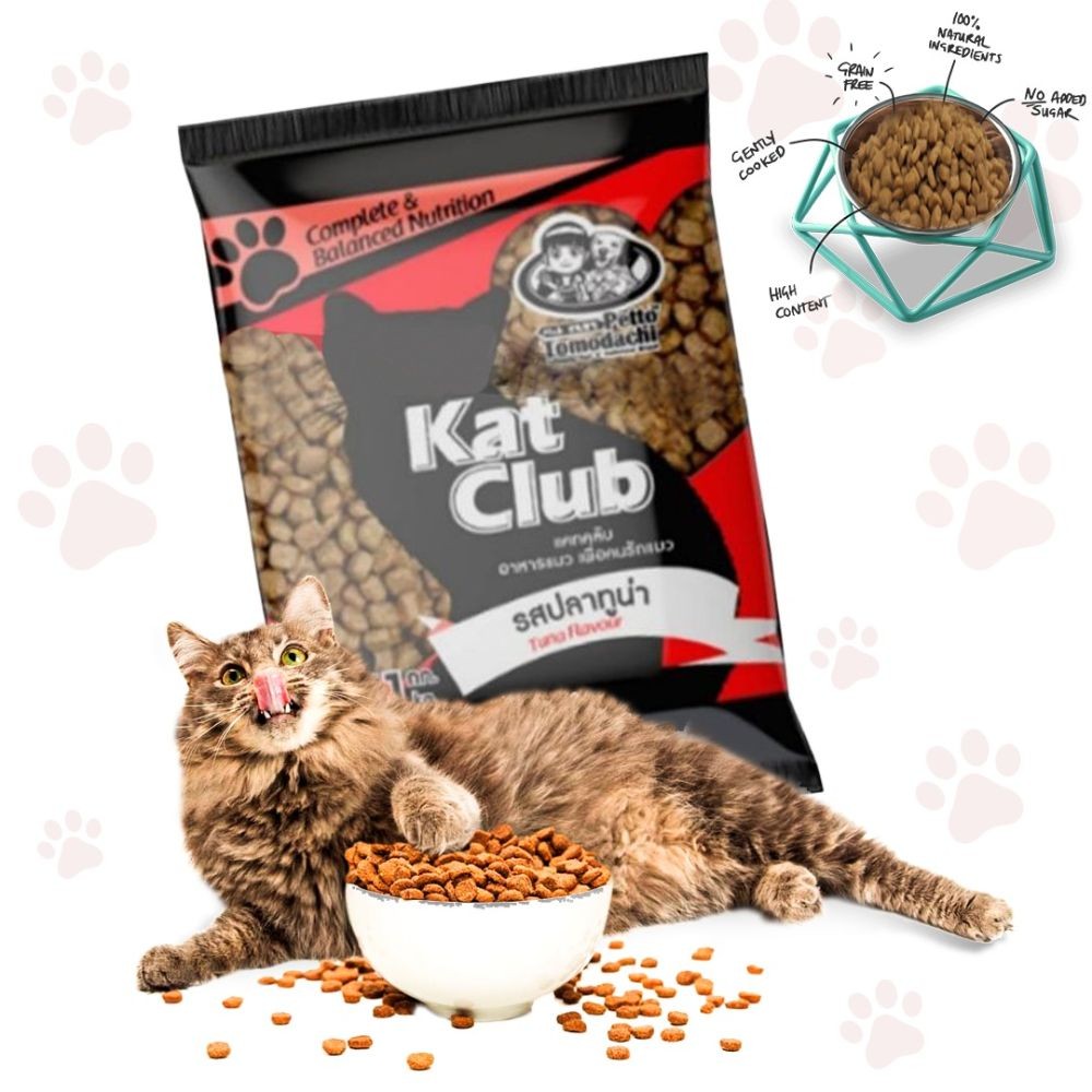Kat Club Cat Food Tuna Flavour - 1kg Pack