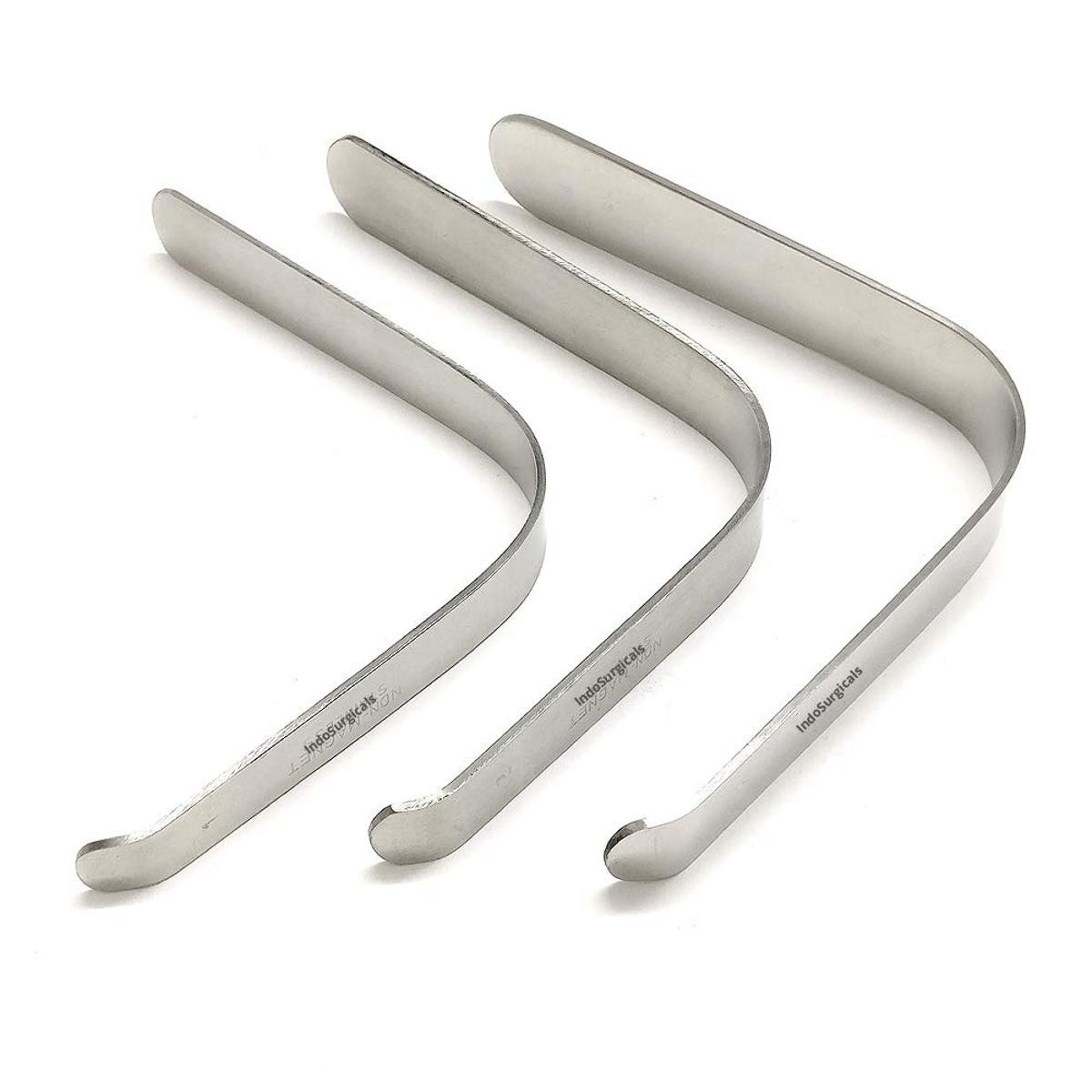 Tongue Depressor, Surgical Steel - L Shape