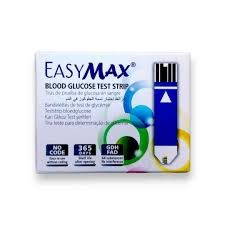 EasyMax Blood Glucose Test Strips - 50 Pcs