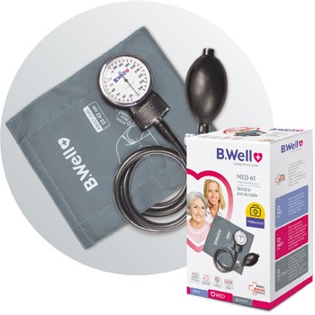 Blood Pressure Aneroid (B.Well) Full Set
