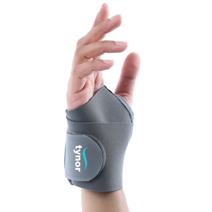 Tynor Wrist Brace with Thumb, Grey, Universal Size, 1 Unit  (J-03)