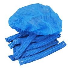 Medical Surgical Head Cap Mop Clip Head Cover/Caps-Sky Blue
