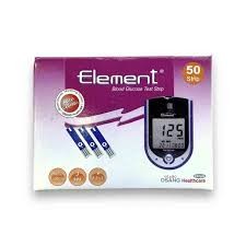 Element Blood Glucose Test Strips- 50 Test