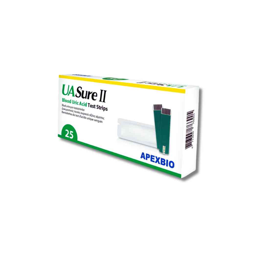 UASure II Blood Uric Acid Monitoring Test Strips (25pc)
