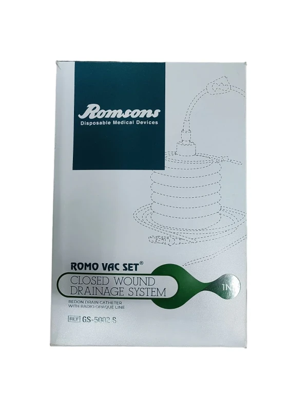 Romsons Romo Vac Set Size=16 (Close Wound Suction Unit)