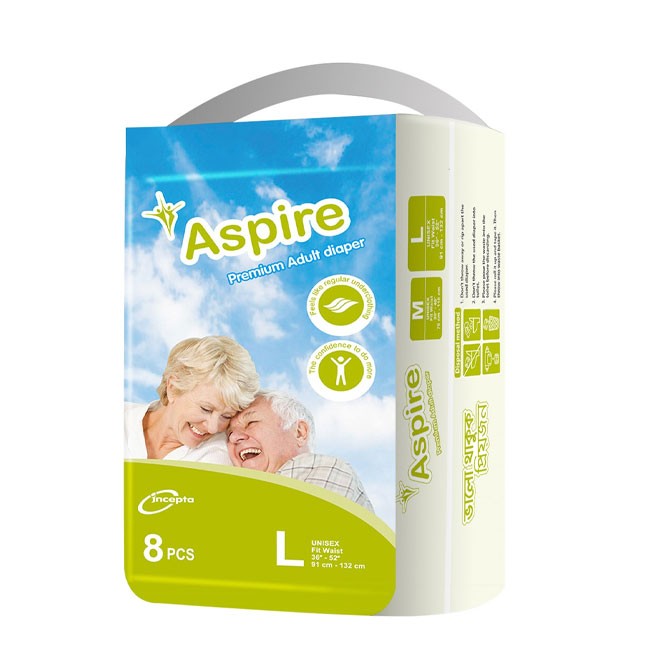 Adult Diaper Belt Aspire L 8'S Pack