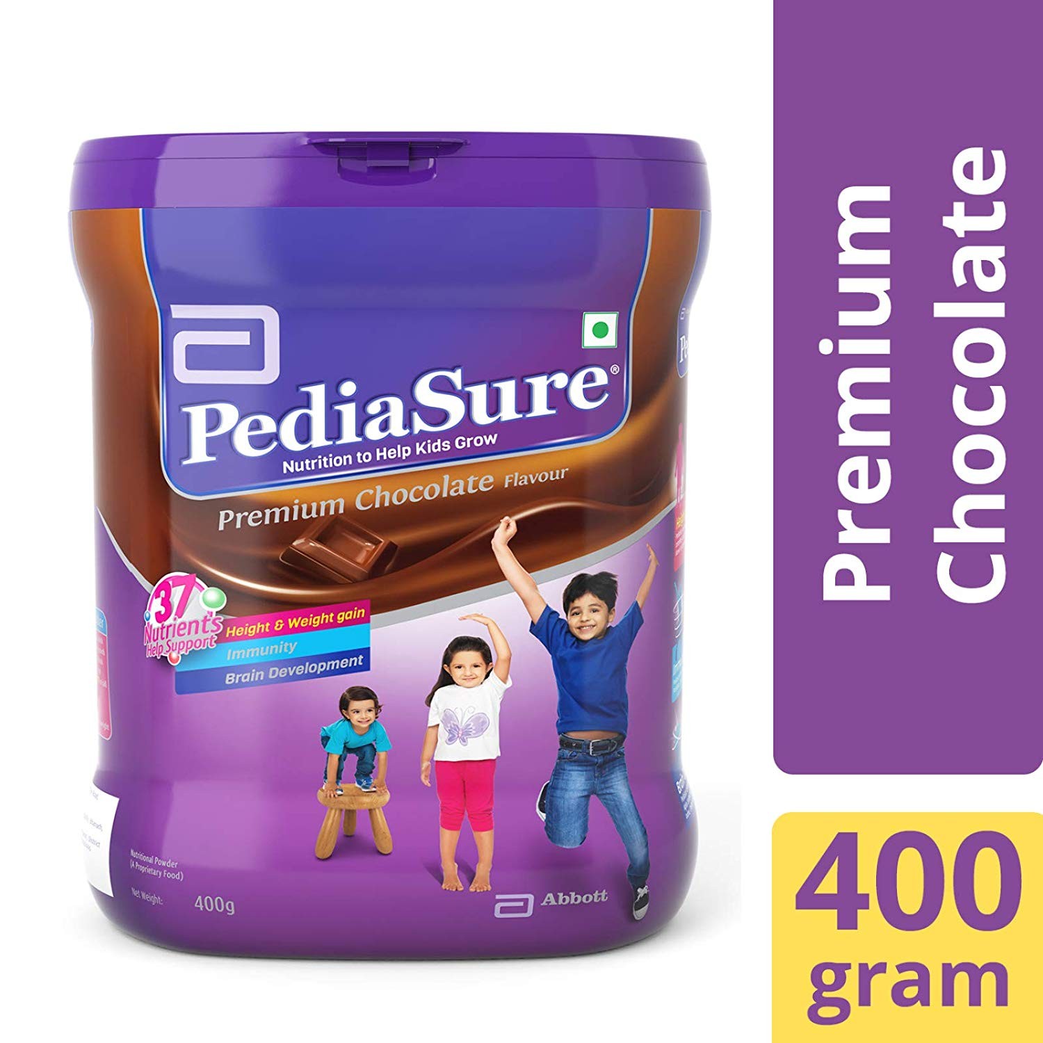 PediaSure Vanilla Flavor Health And Nutrition Drink Powder For Kids Growth 400 Gm