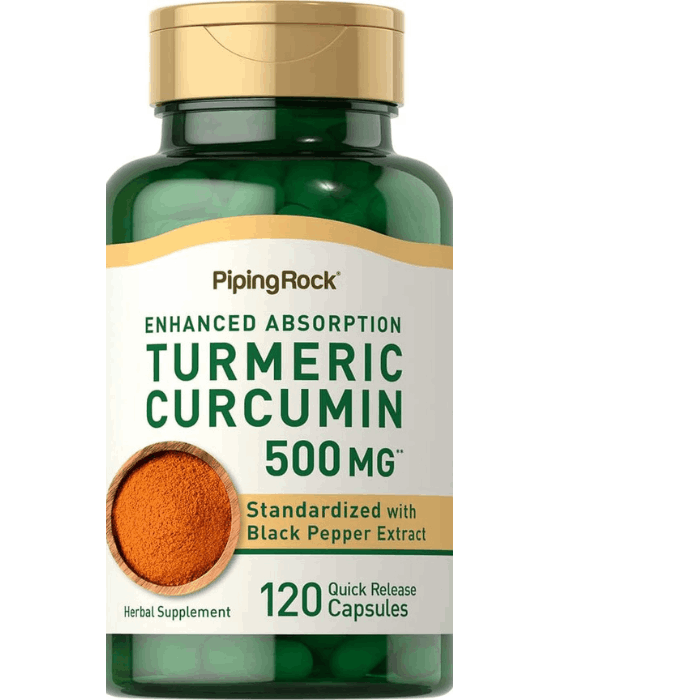 Standardized Turmeric Curcumin Complex, 500 Mg, 120 Quick Release Capsules