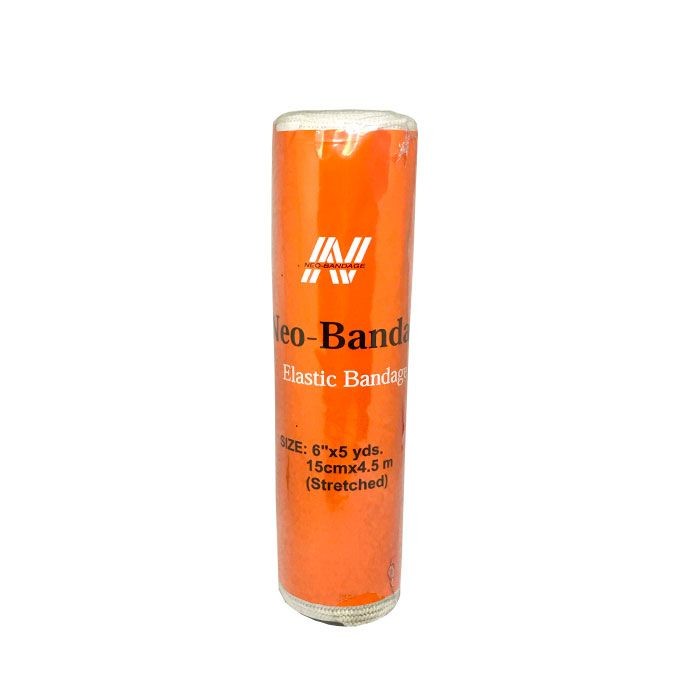 Elastic Crepe Bandage-6" Bandage - (Size-6")