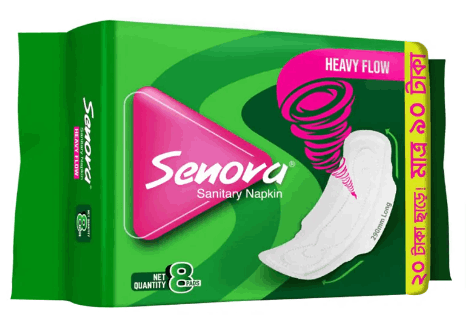Senora Confidence Heavy Flow Sanitary Napkin 8'S Pack