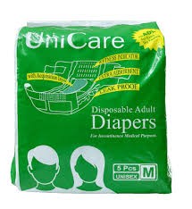 Unicare Adult Diaper Belt System M 5'S Pack