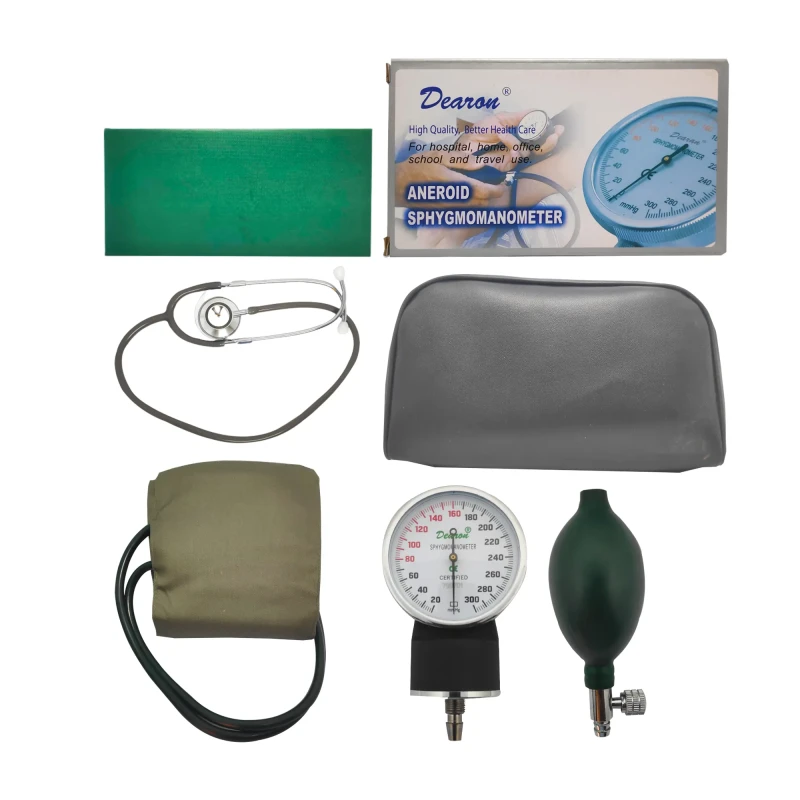 Dearon Aneroid Sphygmomanometer with Stethoscope