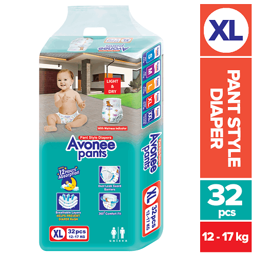 Avonee Pant Style Diaper 32'S Pack (XL)