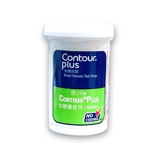 Contour Plus Blood Glucose Test Strips 25 pcs