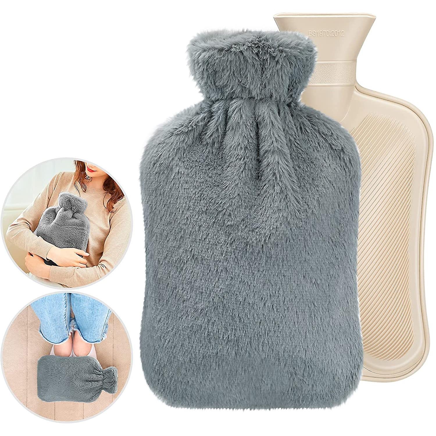 Hot Water Bag, Manual Hot Water Bag, Rubber Hot water Bag with Cover