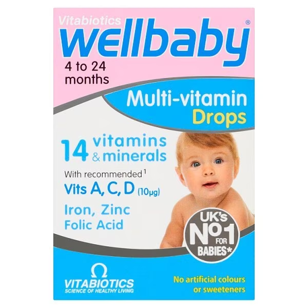 Vitabiotics Wellbaby 4 To 24 Months Multi-Vitamin Drops