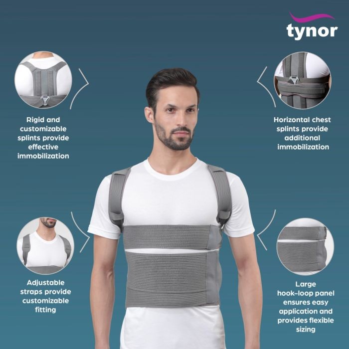 Tynor Taylor's Brace - A13 - Back Posture Corrector Braces and Shoulder Support Belt