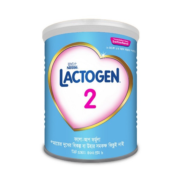 Nestlé Lactogen 2 Formula With Iron(6-12 Months) Milk - (400gm)