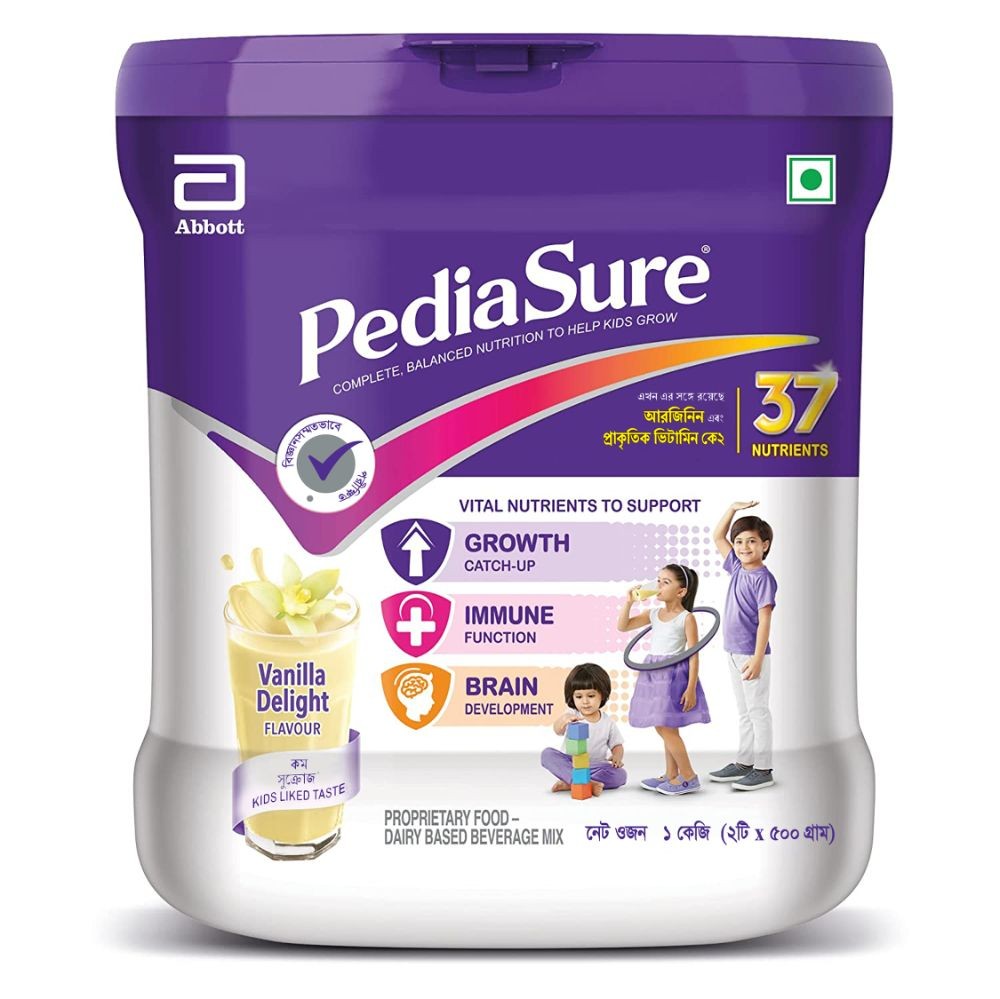 PediaSure Vanilla Flavor Health And Nutrition Drink Powder For Kids Growth 1 Kg