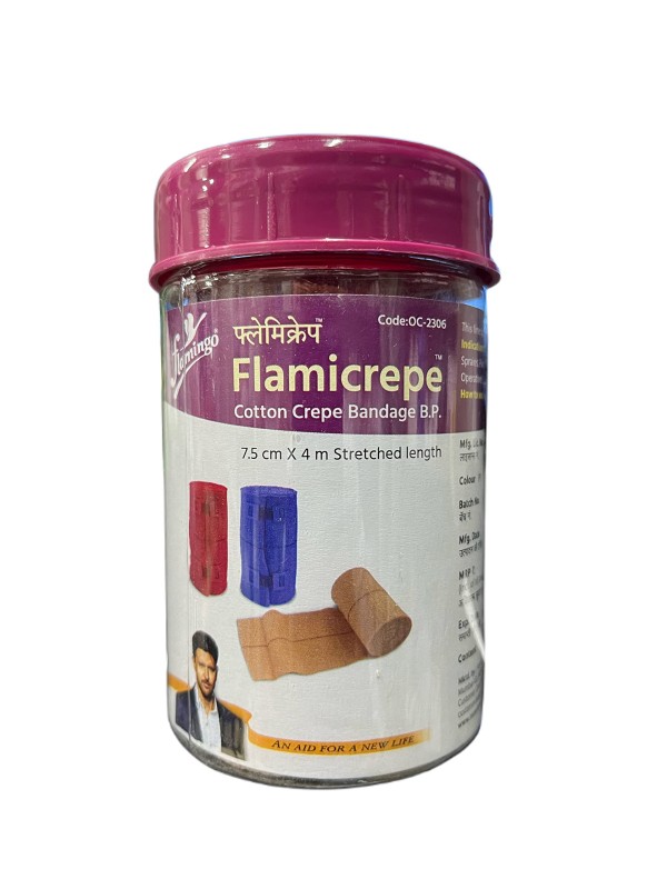 Flamicrepe Cotton Crepe Bandage B.P 7.5cm