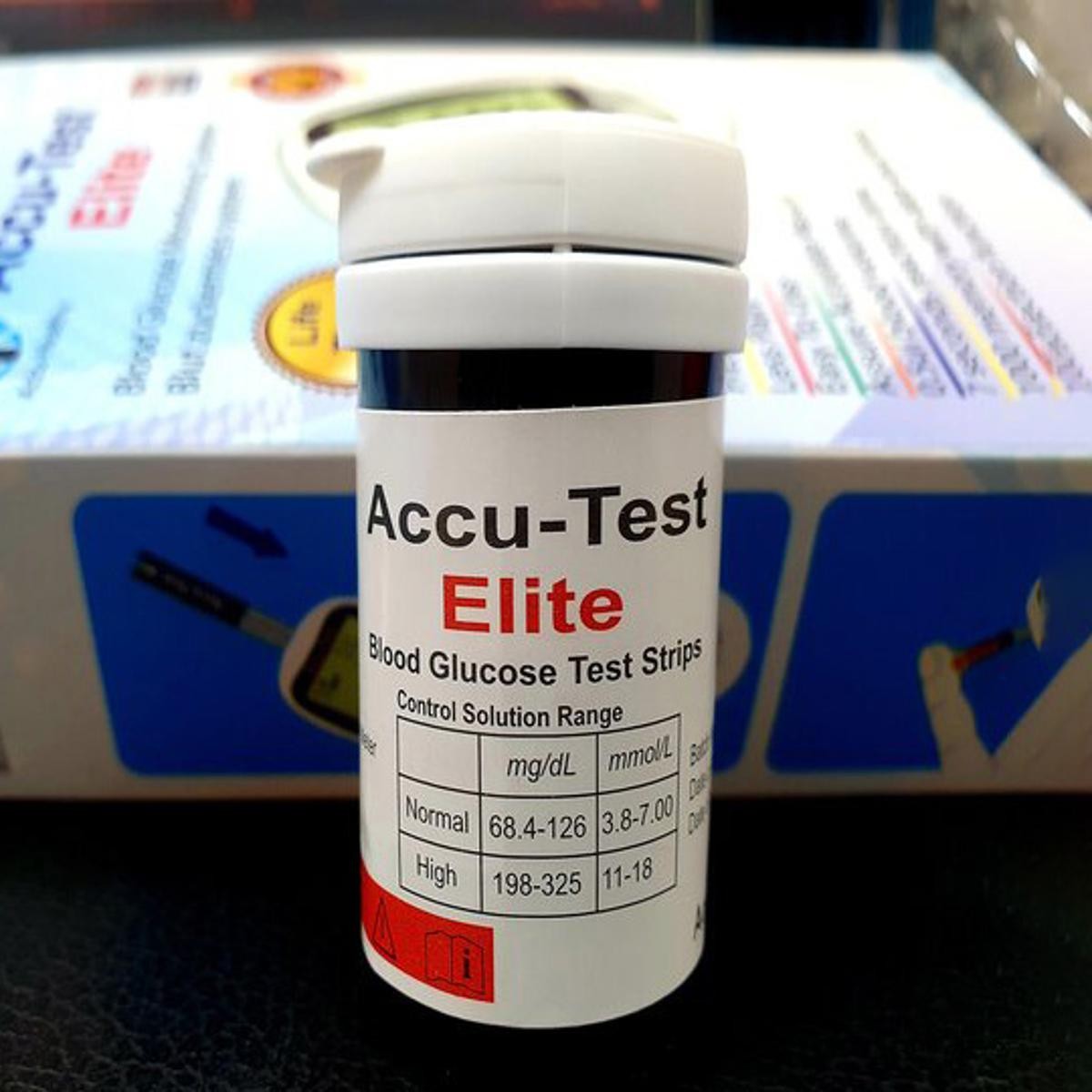 Accu Test Elite Blood Glucose Strip 25'S Pack