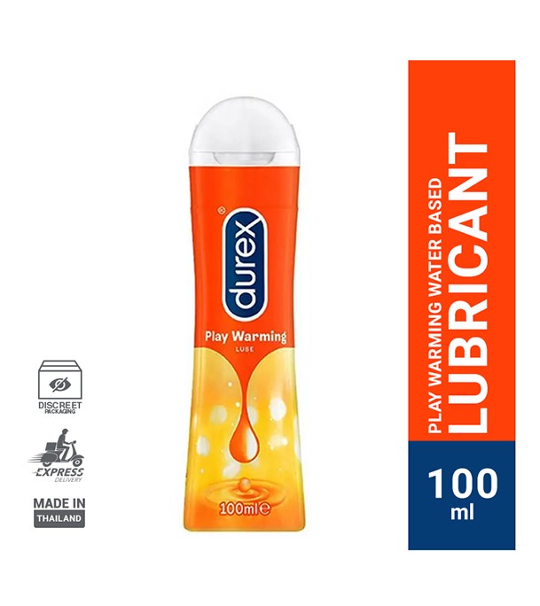 Durex Play Warming Lubricant Water Based Lube Gel - 100ml