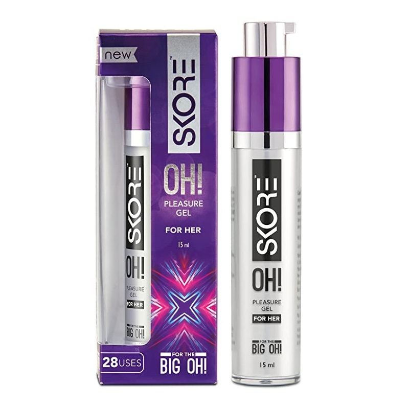Skore OH Pleasure Gel For Women For Her 15ml | Water-Based Stimulant Gel | Suitable For Use With Condoms