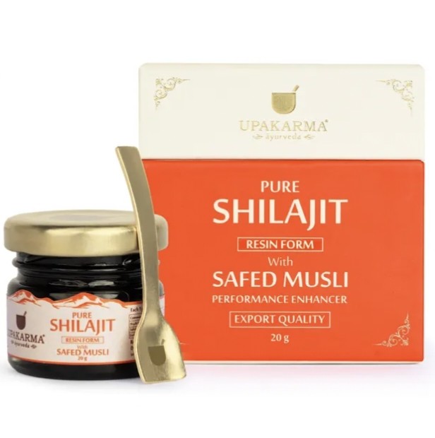 Upakarma Pure Shilajit With Safed Musli (শিলাজিৎ)