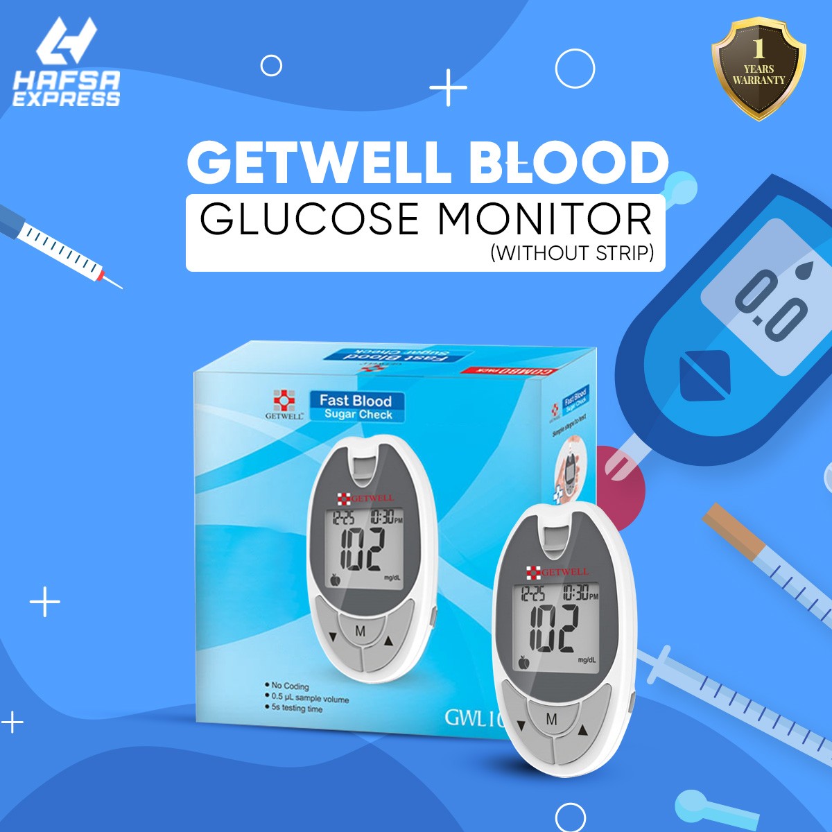 Getwell Blood Glucose Monitoring System